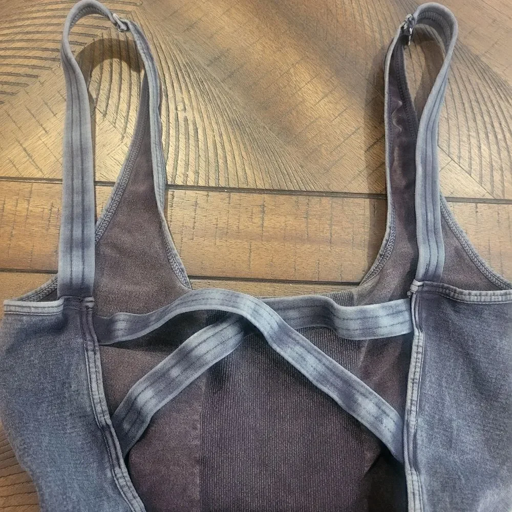 Free People Washed Black (heavy on the washed) Runsie XS/S
